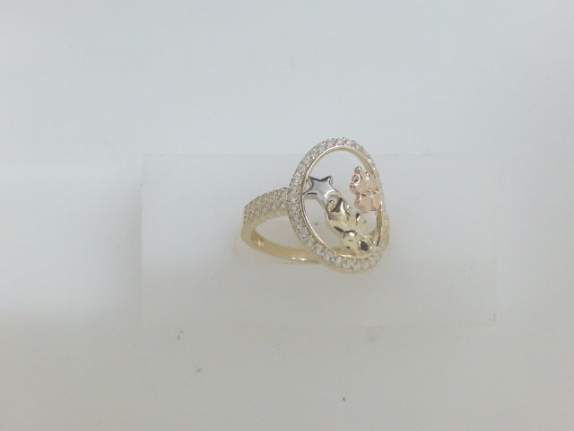 10k Yellow Gold Woman's Ring 2.6g