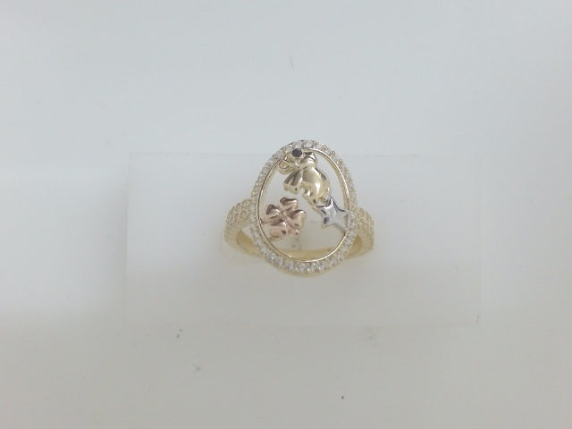 10k Yellow Gold Woman's Ring 2.6g