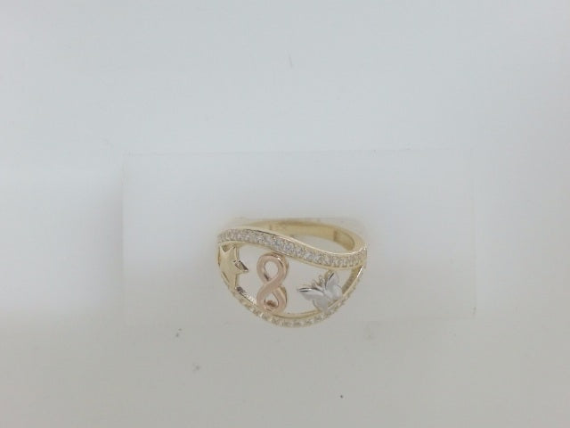 10k Yellow Gold Woman's Ring 2.7g
