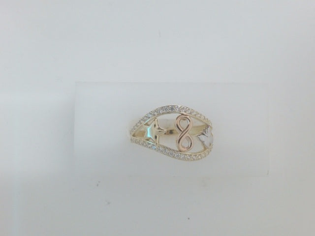 10k Yellow Gold Woman's Ring 2.6g