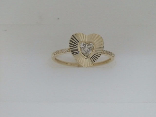 10k Yellow Gold Woman's Ring 1.1g