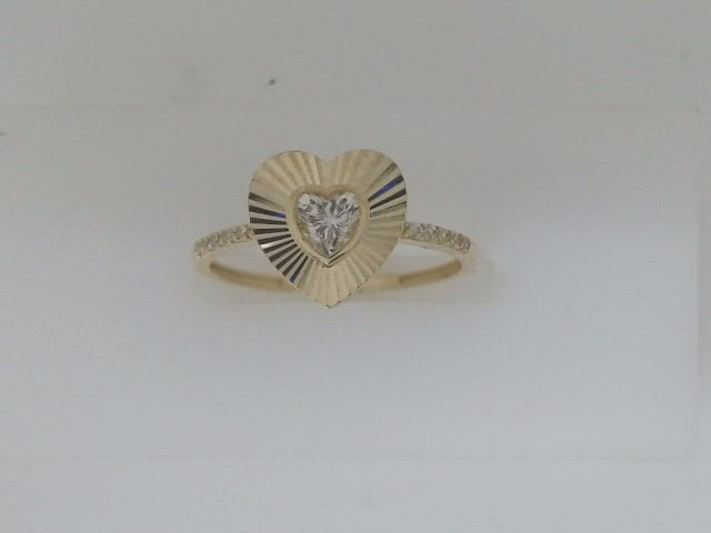 10k Yellow Gold Woman's Ring 1.1g