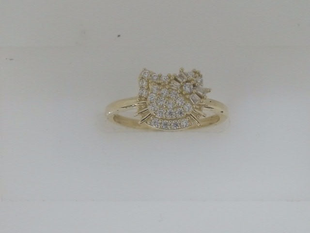 10k Yellow Gold Woman's Ring 1.7g