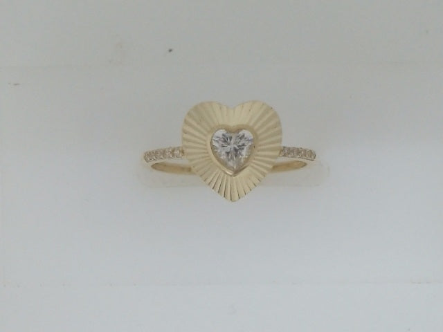 10k Yellow Gold Woman's Ring 1.1g