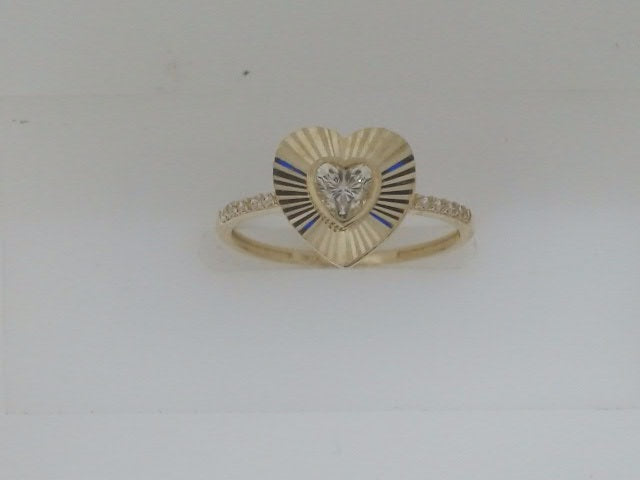 10k Yellow Gold Woman's Ring 1.1g