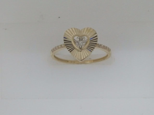 10k Yellow Gold Woman's Ring 1.1g