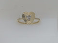 10k Yellow Gold Woman's Ring 1.1g