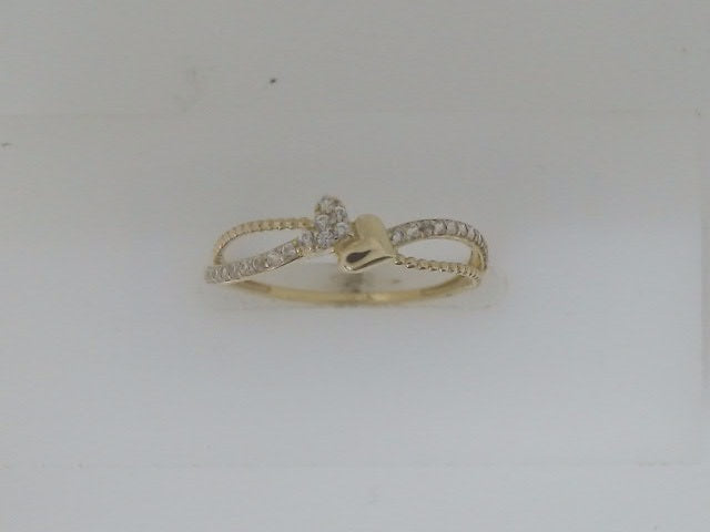 10k Yellow Gold Woman's Ring 0.7g