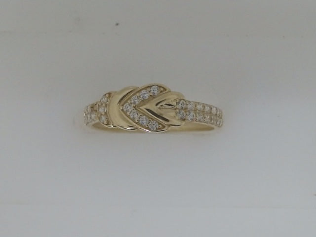 10k Yellow Gold Woman's Ring 1.1g
