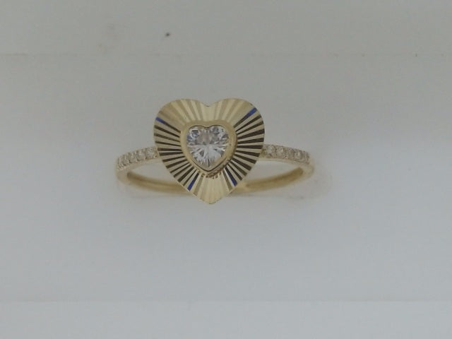 10k Yellow Gold Woman's Ring 1.3g