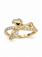 10 KT ANILLOS DE MUJER