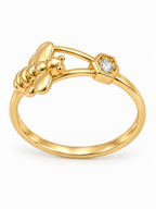 10 KT ANILLOS DE MUJER