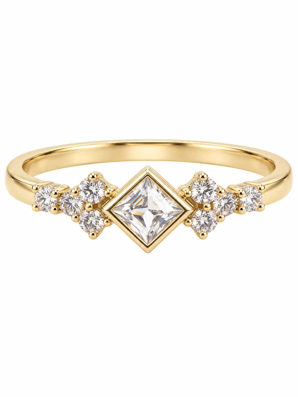 10 KT ANILLOS DE MUJER
