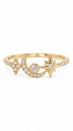 10 KT ANILLOS DE MUJER