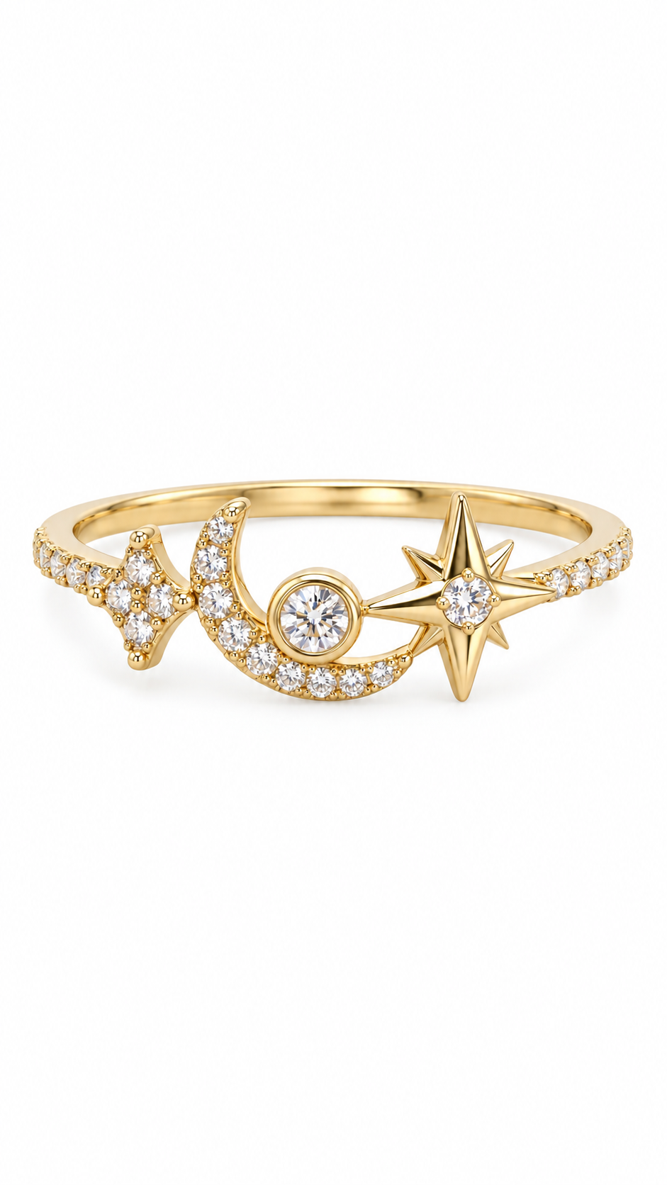 10 KT ANILLOS DE MUJER