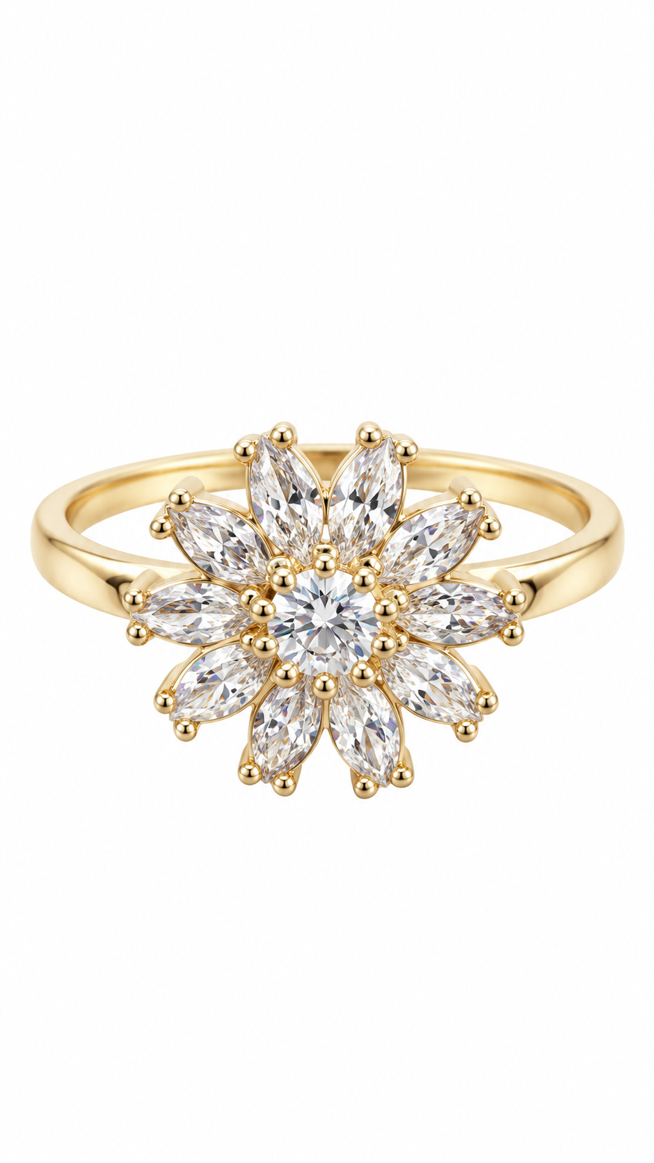 10 KT ANILLOS DE MUJER