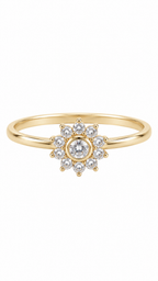 10 KT ANILLOS DE MUJER