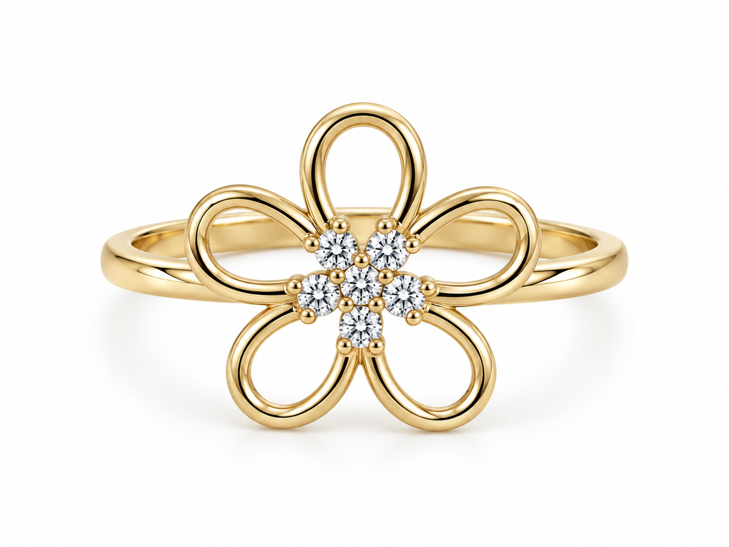 10 KT ANILLOS DE MUJER