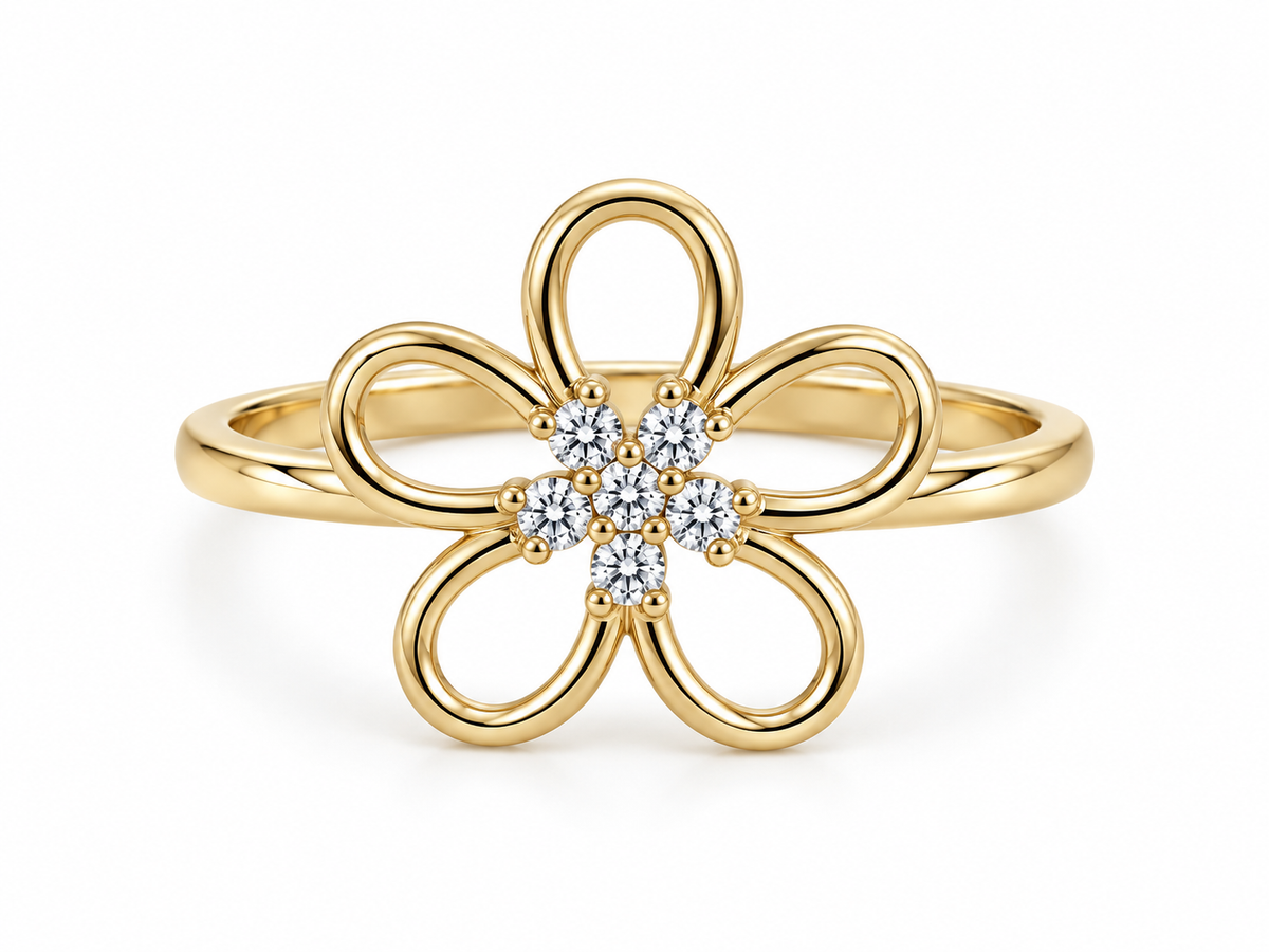 10 KT ANILLOS DE MUJER