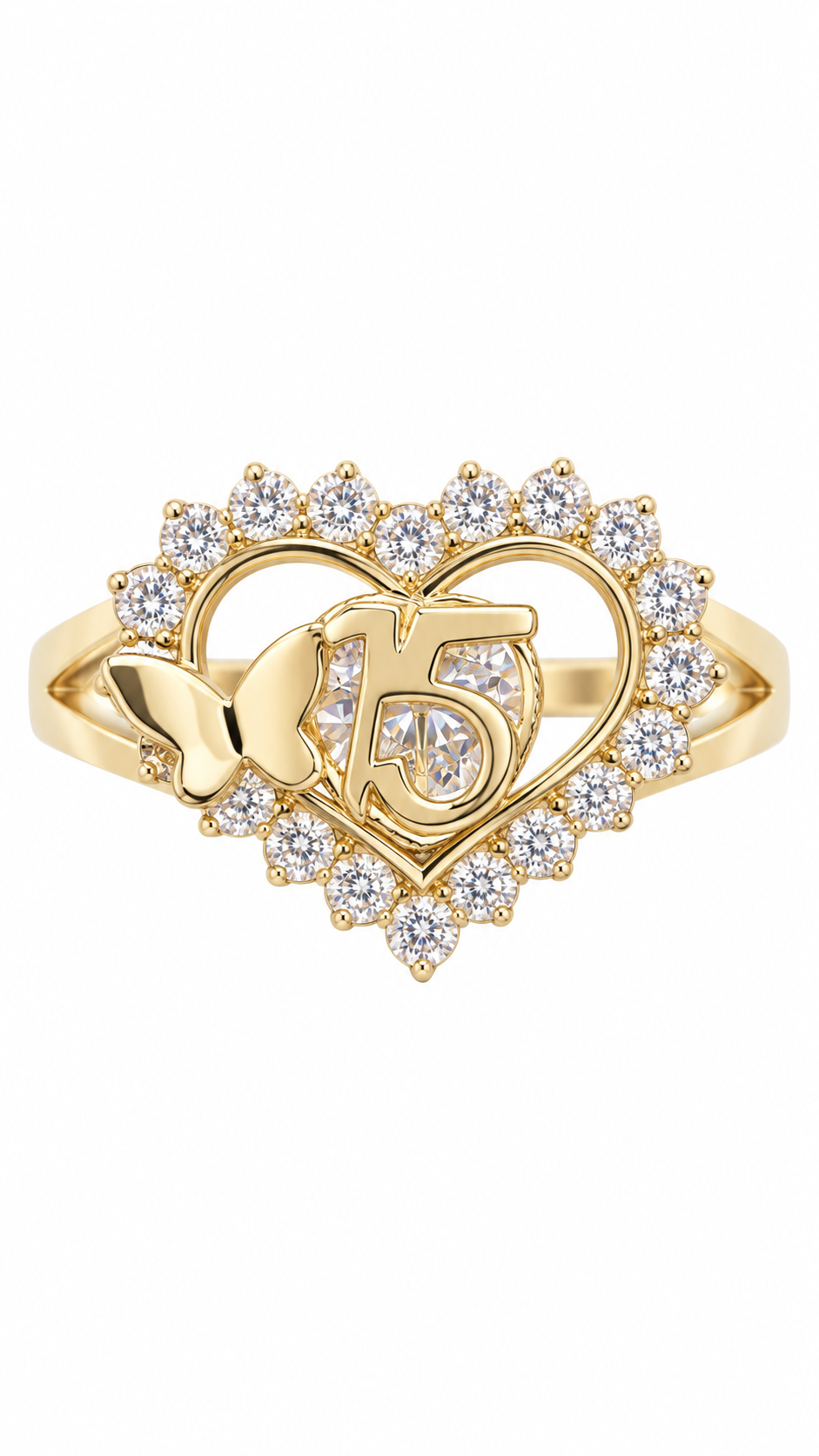 10 KT ANILLOS DE MUJER