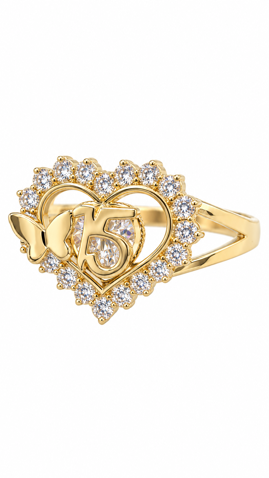 10 KT ANILLOS DE MUJER