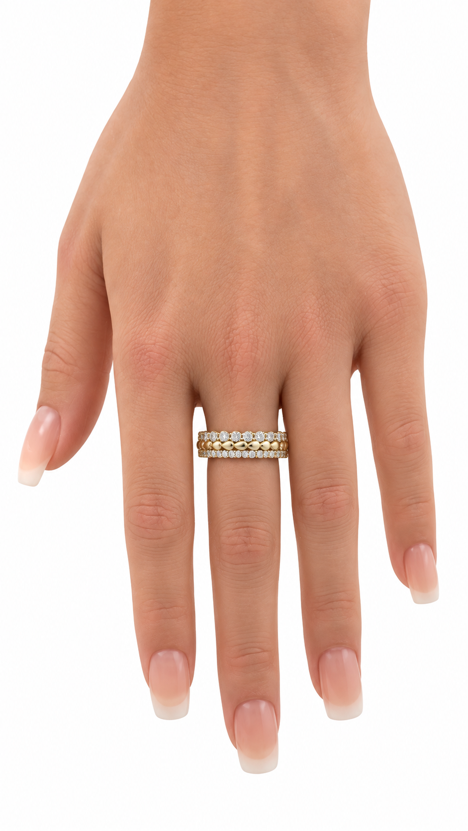 10 KT ANILLOS DE MUJER