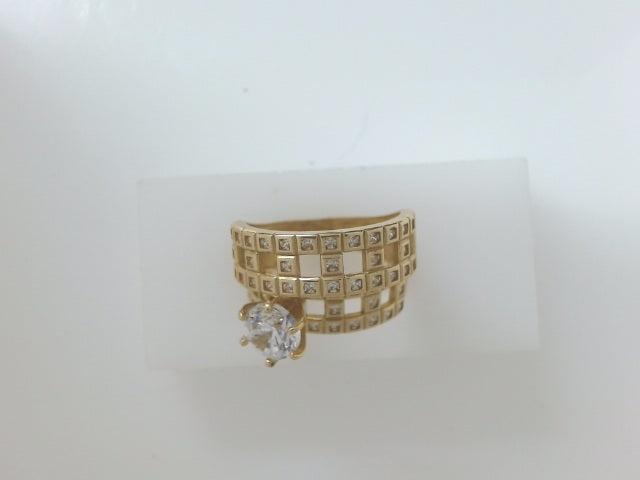 10k Yellow Gold Woman's Wedding Ring 6.5g