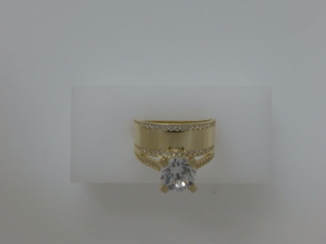 10k Yellow Gold Woman's Wedding Ring 4.7g