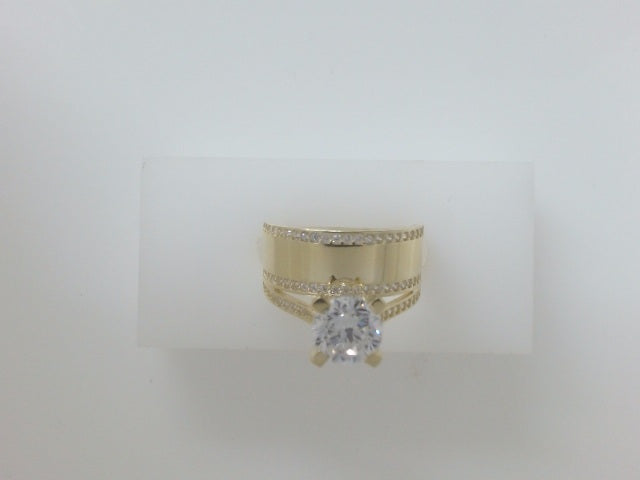 10k Yellow Gold Woman's Wedding Ring 4.6g