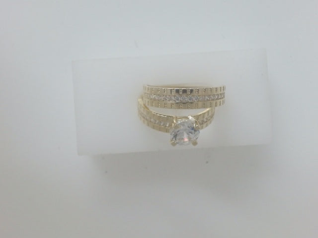 10k Yellow Gold Woman's Wedding Ring 4g