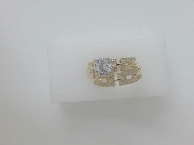 10k Yellow Gold Woman's Wedding Ring 4.6g