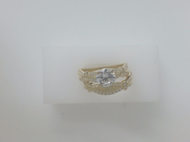 10k Yellow Gold Woman's Wedding Ring 4.1g