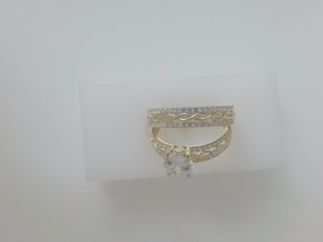 10k Yellow Gold Woman's Wedding Ring 3.7g