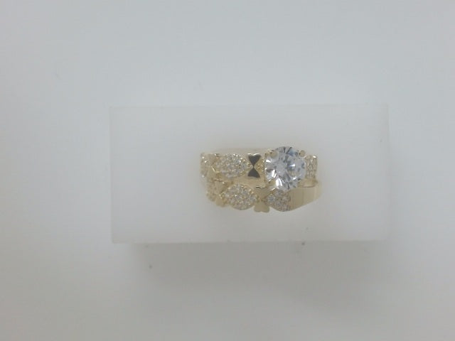 10k Yellow Gold Woman's Wedding Ring 3.9g