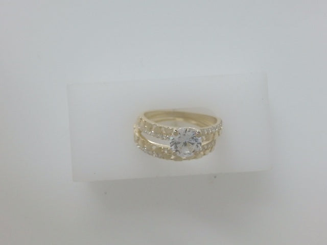 10k Yellow Gold Woman's Wedding Ring 3.3g
