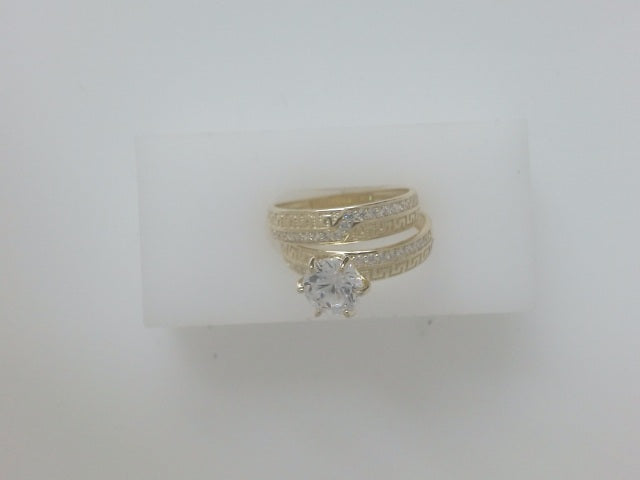 10k Yellow Gold Woman's Wedding Ring 3.7g
