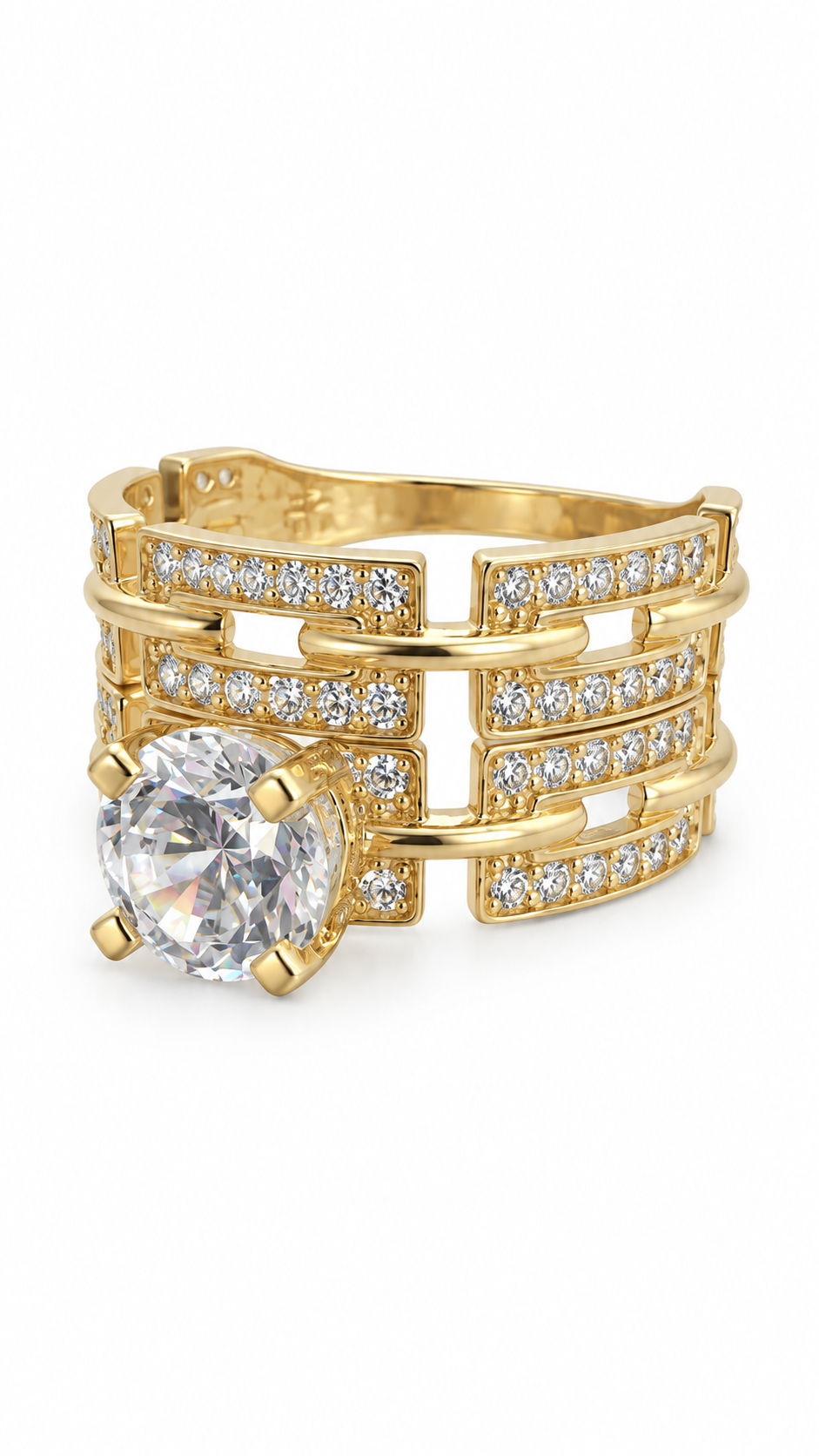 10 KT ANILLOS DE COMPROMISO DE MUJER