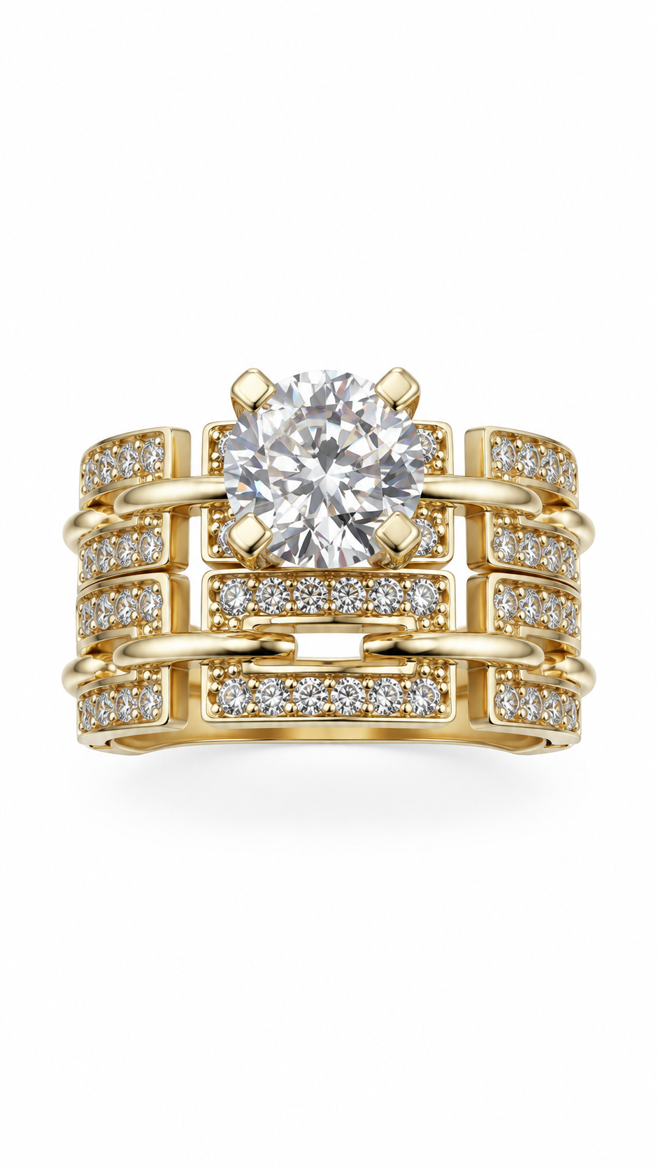 10 KT ANILLOS DE COMPROMISO DE MUJER