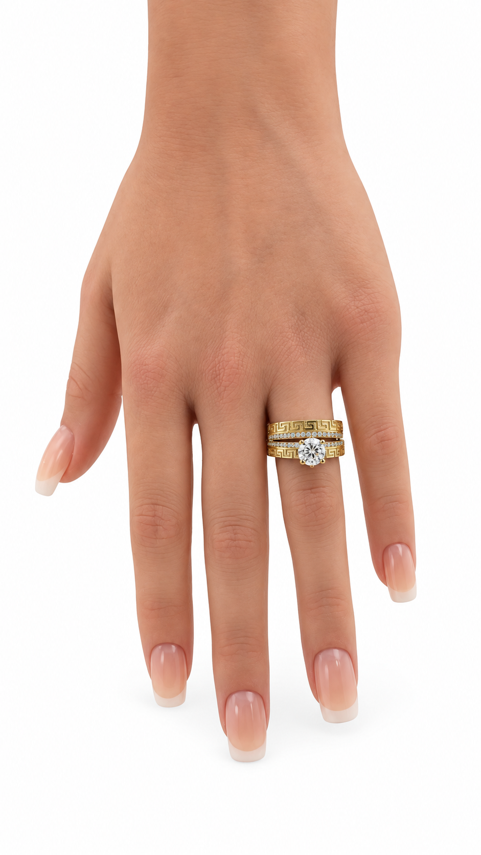 10 KT ANILLOS DE COMPROMISO DE MUJER