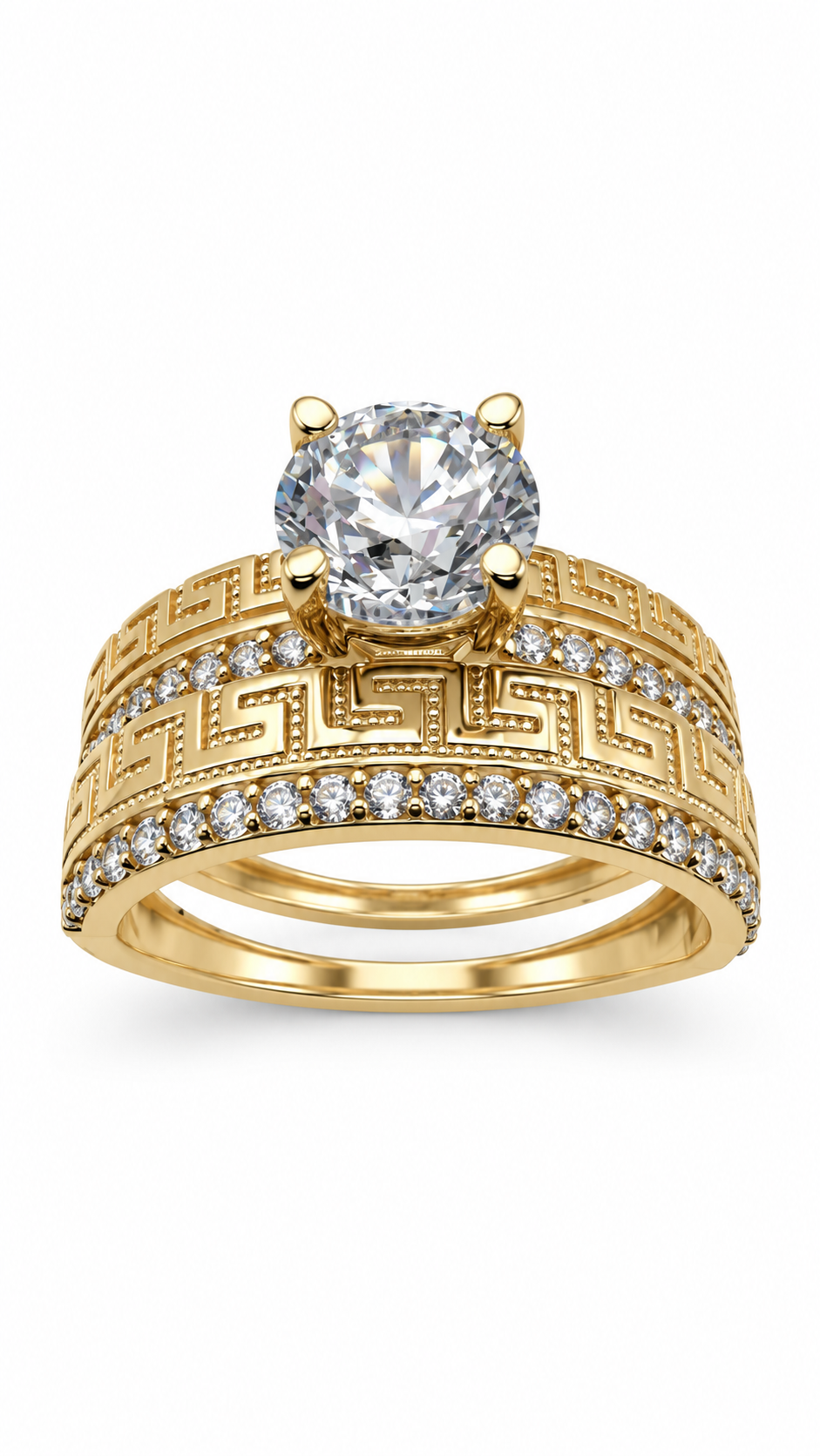 10 KT ANILLOS DE COMPROMISO DE MUJER