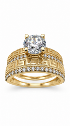 10 KT ANILLOS DE COMPROMISO DE MUJER
