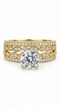 10 KT ANILLOS DE COMPROMISO DE MUJER