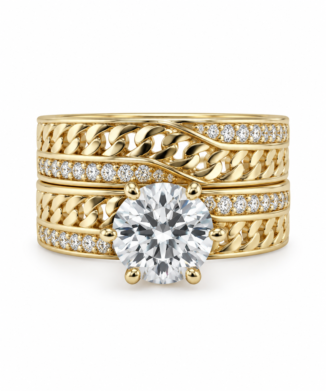 10 KT ANILLOS DE COMPROMISO DE MUJER