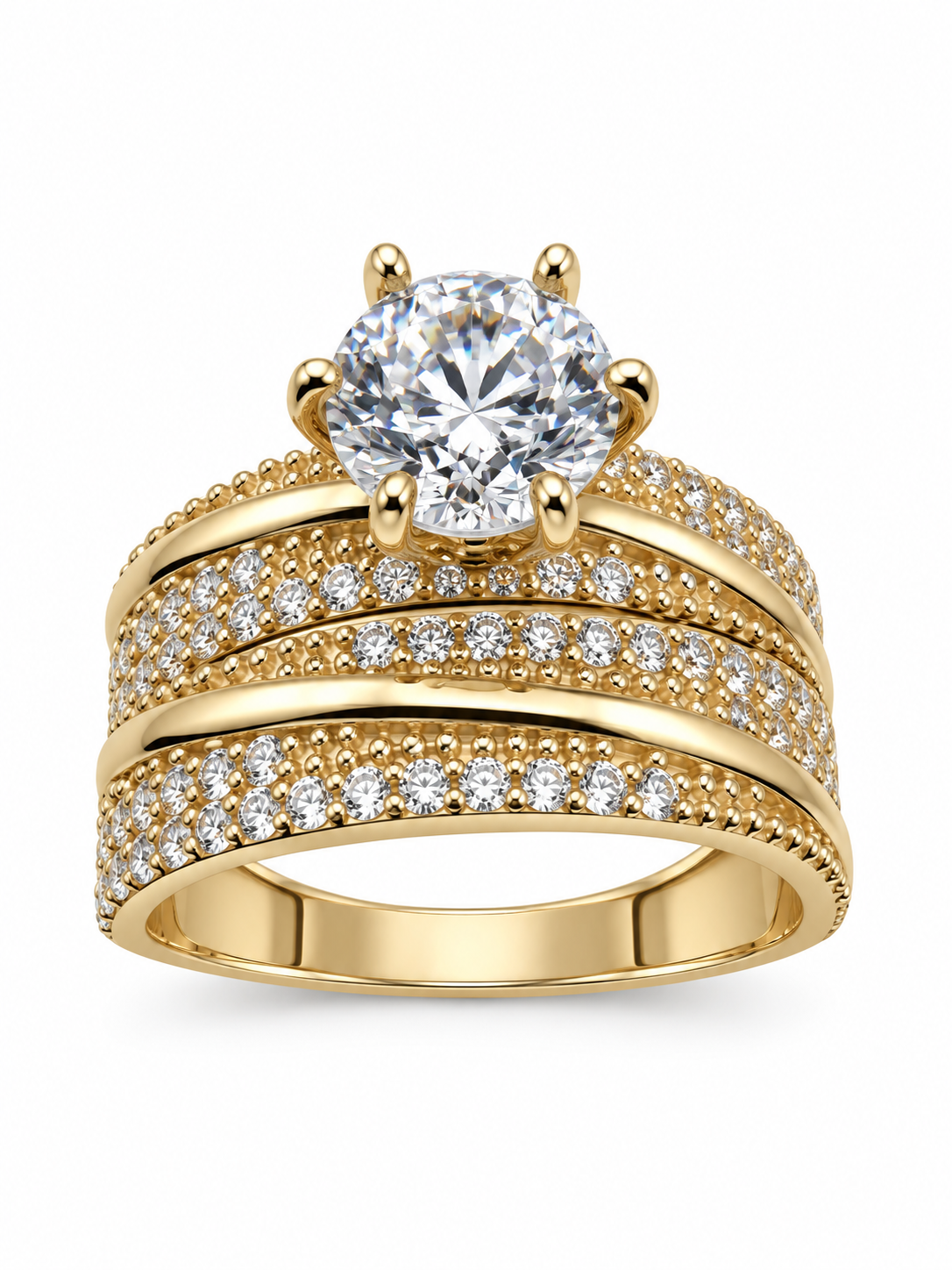 10 KT ANILLOS DE COMPROMISO DE MUJER