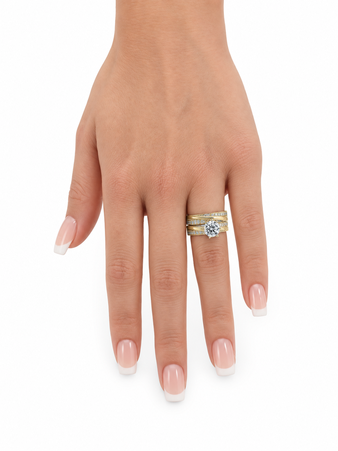 10 KT ANILLOS DE COMPROMISO DE MUJER