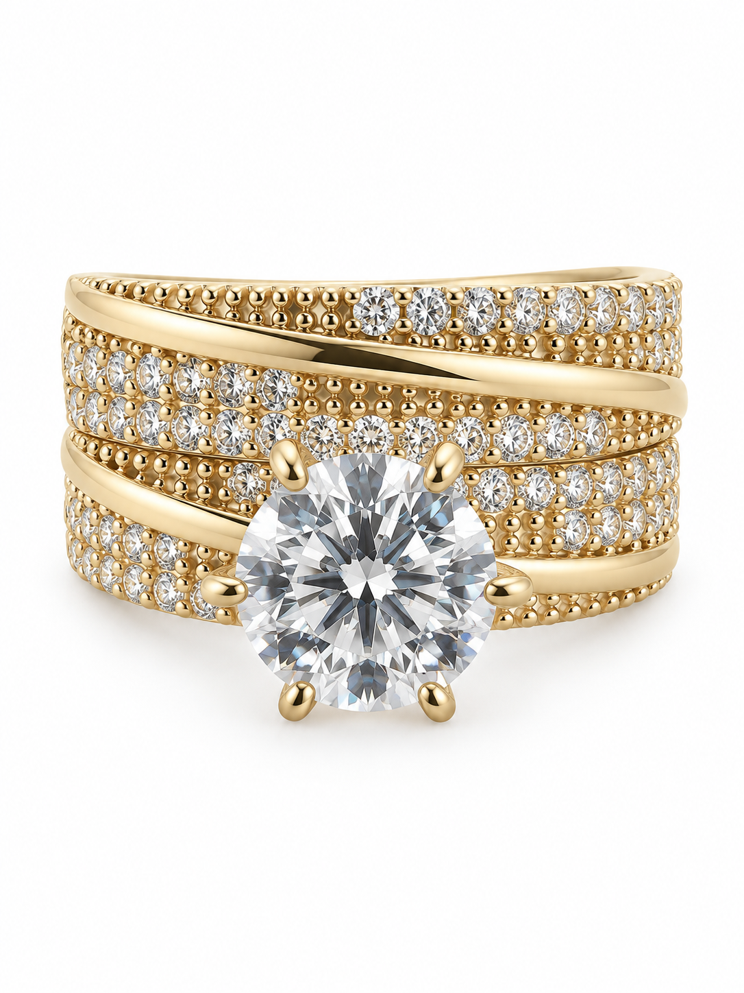 10 KT ANILLOS DE COMPROMISO DE MUJER