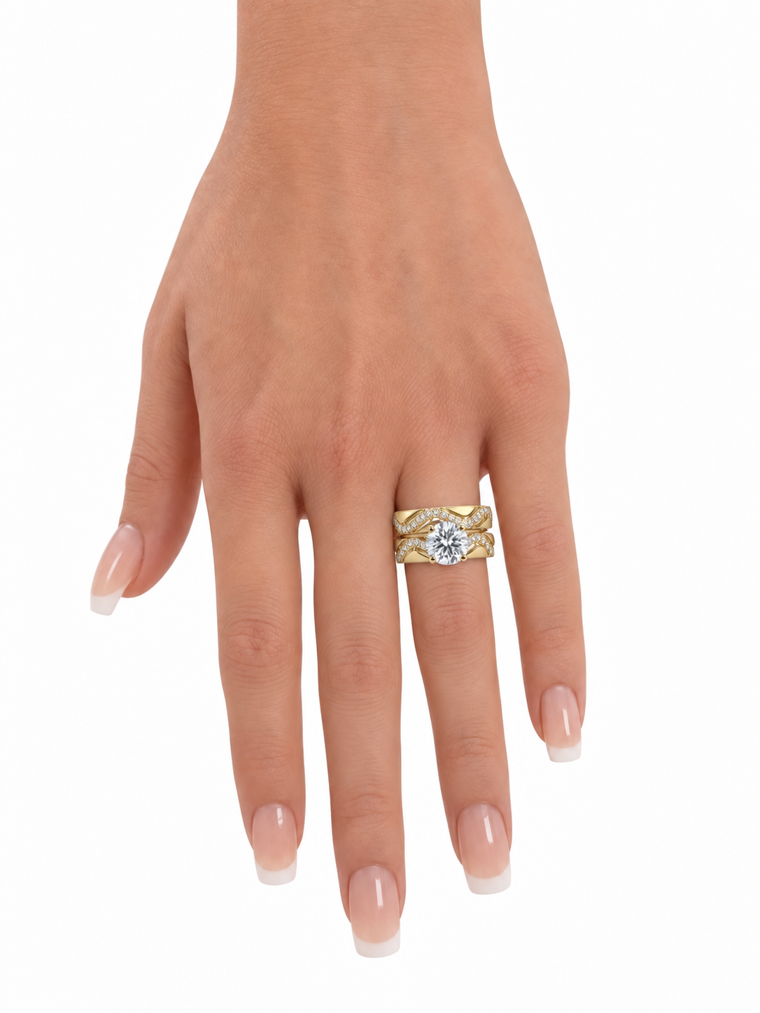 10 KT ANILLOS DE COMPROMISO DE MUJER