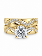 10 KT ANILLOS DE COMPROMISO DE MUJER