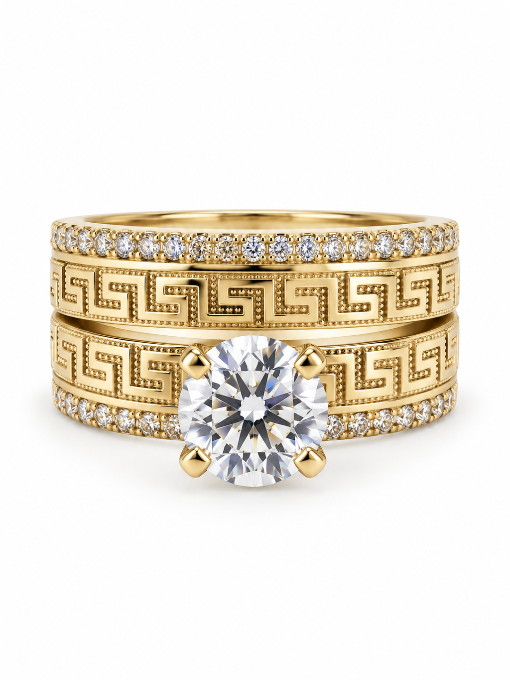 10 KT ANILLOS DE COMPROMISO DE MUJER