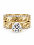 10 KT ANILLOS DE COMPROMISO DE MUJER